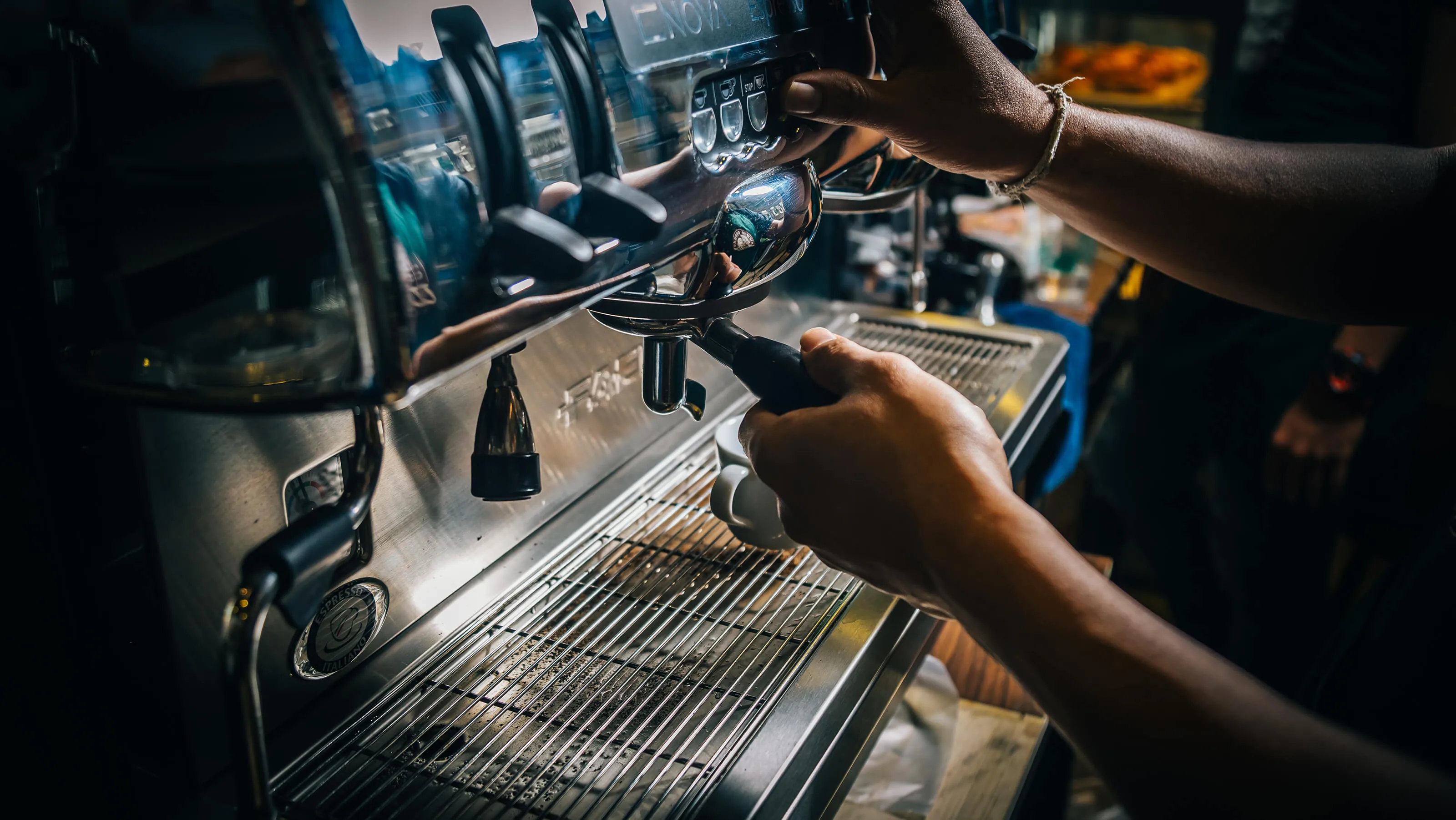 Café ambience at Candela Coffee in Gothenburg